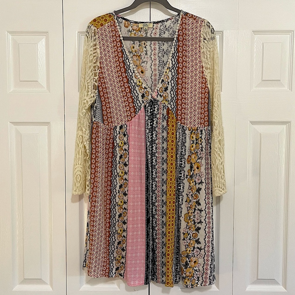 Kori America boho tunic dress SIZE M